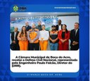 A Câmara Municipal de Boca do Acre, recebe a Defesa Civil Nacional, representada pelo Engenheiro Paulo Falcão, Diretor do (DRR).